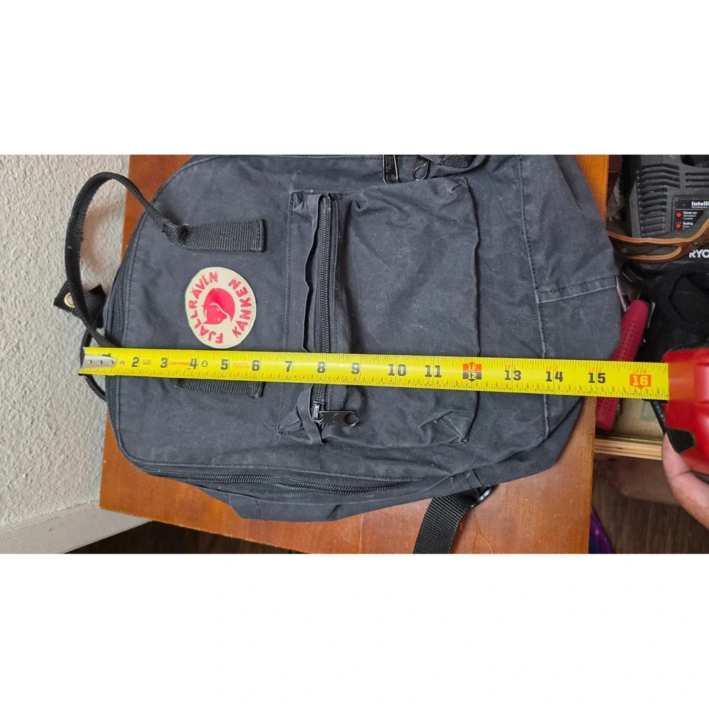 Fjallraven Kanken Backpack Unisex Black 23510 Classic School Bag